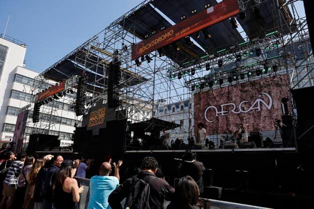 Valparaiso, December 15, 2024 Closing of the free music festival Rockodromo 2024 at Plaza Sotomayor Raul Zamora Aton Chile, Valparaiso Chile Aton 967209  Copyright: RAULxZAMORA ATONxCHILE