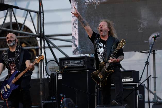 Valparaiso, December 15, 2024 Chilean metal band Pentagram performs during the closing of the free music festival Rockodromo 2024 at Plaza Sotomayor Raul Zamora Aton Chile, Valparaiso Chile Aton 967239  Copyright: RAULxZAMORA ATONxCHILE