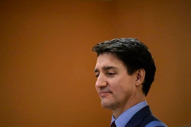 December 16, 2024, Ottawa, On, CAN: Prime Minister Justin Trudeau looks on at the start of a cabinet swearing in ceremony for Dominic LeBlanc, not shown, who will be sworn in as Finance Minister, at Rideau Hall in Ottawa, Monday, Dec. 16, 2024. Ottawa CAN - ZUMAc35_ 20241216_zaf_c35_144 Copyright: xJustinxTangx