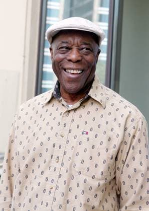 Profile Shoot Of American Blues Guitarist And Singer Buddy Guy MUMBAI, INDIA - FEBRUARY 13: Buddy Guy, an American blues guitarist and singer during an interview with Hindustan Times, talks about dedicating his life to the genre and having no plans to quit, at Hotel Trident, Bandra Kurla Complex on February 13, 2015 in Mumbai, India. (Photo by Pratham Gokhale Hindustan Times ) Mumbai Maharashtra India EDITORIAL USE ONLY Copyright: xx 539124867 HindustanxTimesx htphotos087480