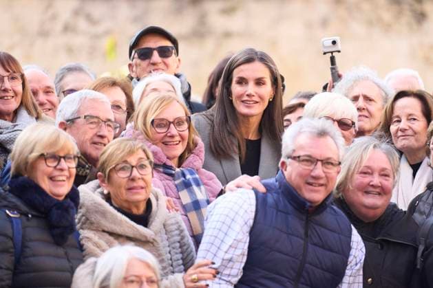 Entertainment Themen der Woche KW51 Bilder des Jahres 2024, Entertainment 12 Dezember Entertainment Bilder des Tages 17-12-2024 Rioja Queen Letizia leaving the 17th international language and journalism seminar by Fundeurae and the San Millan de la Cogolla foundation, RAE, at the Yuso monastery San Millan de la Cogolla, La Rioja. No Spain Â  Copyright: xPPEx