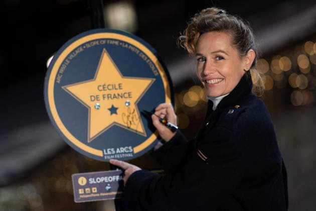 Entertainment Themen der Woche KW51 Bilder des Jahres 2024, Entertainment 12 Dezember Entertainment Bilder des Tages Les Arcs Cecile de France Slope of Fame Cecile de France attending the Sign Unveilling of her Slope of Fame as part of the Les Arcs Film Festival 2024 in Bourg-Saint-Maurice, Les Arcs, France on December 17, 2024. Photo by Aurore Marechal ABACAPRESS.COM Les Arcs France  Copyright: xMarechalxAurore ABACAx