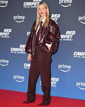 Milan, Italy: Milan, Red Carpet Vip On The Carpet. In the photo: Alessia Marcuzzi Milan Italy  - ZUMAp169 20241217_zea_p169_863 Copyright: xManuelexMangiarottix