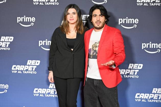 - Milan, red carpet Vip al moquette In the photo; Max Agnoni with Laura MILAN Italy  Copyright: xIPA ABACAx