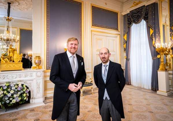 Entertainment Themen der Woche KW51 18-12-2024 Palace King Willem-Alexander during the credentials (geloofsbrieven) of the Ambassador of the Republic of San Marino, His Excellency E. Gasperoni at palace Noordeinde in The Hague. Â  Copyright: xPPEx