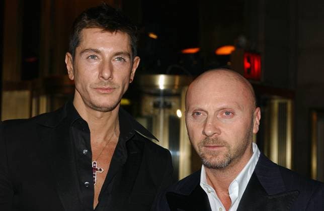 KRT STAND ALONE ENTERTAINMENT PHOTO SLUGGED: NIGHTOFSTARS KRT PHOTOGRAPH BY NICOLAS KHAYAT ABACA PRESS (October 31) Fashion designers Domenico Dolce and Stefano Gabbana arrive at Cipriani to attend the 20th Annual Night of Stars, sponsored by the Fashion Group International, Thursday, October 30, 2003, in New York City, New York. (lde) 2003 NEW YORK CITY NY USA EDITORIAL USE ONLY Copyright: xx KRT NICOLASxKHAYATx krtphotoslive104634