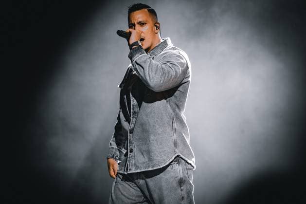 Entertainment Themen der Woche KW51 Entertainment Bilder des Tages 21.12.2024, xkkux, Düsseldorf, Mitsubishi Electric HALLE, Der Rapper farid Bang (Farid Hamed El Abdellaoui) performt bei der GoodFellas Tour 2024 NRW Deutschland *** 21 12 2024, xkkux, Düsseldorf, Mitsubishi Electric HALLE, The rapper Farid Bang Farid Hamed El Abdellaoui performs at the GoodFellas Tour 2024 NRW Germany