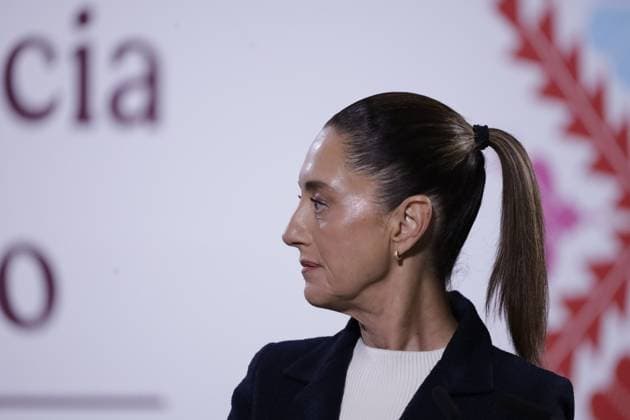 MexicoÃ¢â‚¬â ¢s President, Claudia Sheinbaum speaking during a briefing conference at National Palace. on December 23, 2024 in Mexico City, Mexico. Mexico City Mexico - ZUMAe321 20241223_zia_e321_015 Copyright: xLuisxBarronx