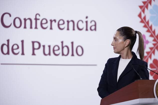 MexicoÃ¢â‚¬â ¢s President, Claudia Sheinbaum speaking during a briefing conference at National Palace. on December 23, 2024 in Mexico City, Mexico. Mexico City Mexico - ZUMAe321 20241223_zia_e321_016 Copyright: xLuisxBarronx