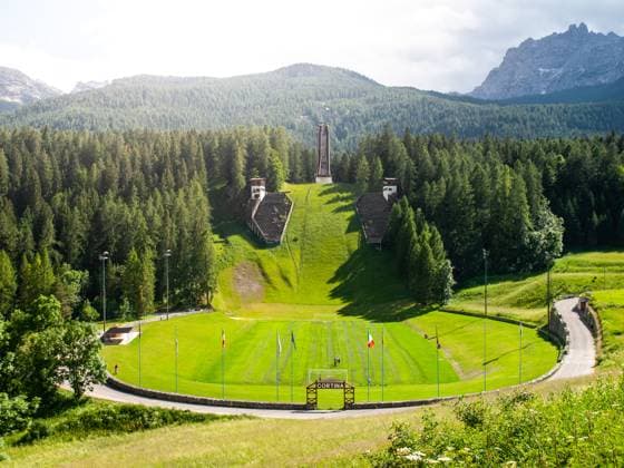 Old abandoned ski jump in Cortina d Ampezzo. Dolomites, Italy. , 26713244.jpg, abandoned, cortina, jump, ski, sport, alpine, architecture, arena, attraction, extreme, facility, forest, game, grass, international, landmark, modern, mountain, nature, outdoor, outside, panoramic, scenery, ski-jumping, symbol, tourism, tree, winter, alps, ampezzo, architectural, dolomiti, europe, green, meadow, summer, tourist, italy, landscape, travel, view, time, ski jump, ski jumping, RECORD DATE NOT STATED