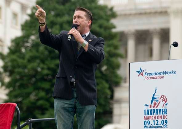 Taxpayer Protest Actor Stephen Baldwin speaks to the crowd on the West Lawn of the Capitol during the rally following the Taxpayer March on DC on Saturday, Sept. 12, 2009. Washington DC USA EDITORIAL USE ONLY Copyright: x x2009xRollxCallxPhotosx BillxClarkx rollcallpix048024