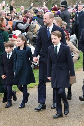 . 25 12 2024. Sandringham , United Kingdom. UK Royals attend the Christmas Day church service at Sandringham, United Kingdom.  xStephenxLockx xi-Imagesx IIM-25637-0029