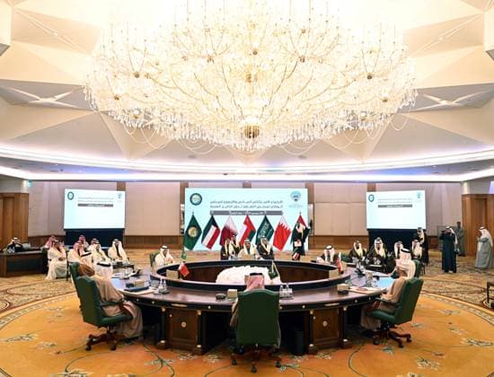 (241226) -- KUWAIT CITY, Dec. 26, 2024 -- Representatives attend the 46th extraordinary session of the Gulf Cooperation Council (GCC) Ministerial Council in Kuwait City, Kuwait, on Dec. 26, 2024. The Gulf Cooperation Council (GCC) Ministerial Council on Thursday urged Syrian parties to prioritize national interests and reaffirmed support for Lebanon s sovereignty during its 46th extraordinary session in Kuwait. (Photo by Xinhua) KUWAIT-KUWAIT CITY-GCC MINISTERIAL COUNCIL-EXTRAORDINARY SESSION Asad 