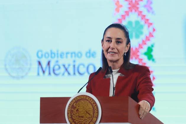 MexicoÃ¢â‚¬â ¢s President, Claudia Sheinbaum speaking about the tax system and the Mexicana de AviacioÂ³n s first anniversary during a briefing conference at National Palace. on December 26, 2024 in Mexico City, Mexico. Mexico City Mexico - ZUMAe321 20241226_zia_e321_007 Copyright: xCarlosxSantiagox