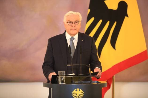 Bilder des Jahres 2024, News 12 Dezember News Themen der Woche KW52 Entscheidung über die Auflösung des Bundestages Berlin, 27.12.2024 Bundespräsident Frank-Walter Steinmeier bei der Verkädung der Entscheidung über die Auflösung des Bundestages in Berlin Berlin Germany *** Decision on the dissolution of the Bundestag Berlin, 27 12 2024 Federal President Frank Walter Steinmeier at the announcement of the decision on the dissolution of the Bundestag in Berlin Berlin Germany Copyright: xPictureteamx