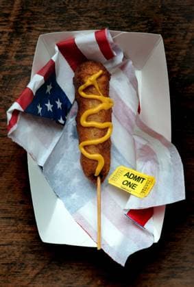 Homemade fair food Homemade corn dogs are a simple enough process that can bring the taste of the fair to your kitchen. (Laurie Skrivan St. Louis Post-Dispatch MCT) St. Louis MO USA EDITORIAL USE ONLY Copyright: xx 1155850 LauriexSkrivanx krtphotoslive692387
