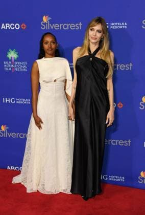 36th Annual Palm Springs International Film Festival Film Awards PALM SPRINGS, CALIFORNIA - JANUARY 03: (L-R) Zahara Marley Jolie and Angelina Jolie attend the 36th Annual Palm Springs International Film Festival Film Awards at Palm Springs Convention Center on January 03, 2025 in Palm Springs, California., Credit:Jeffrey Mayer Avalon United States, CA, Palm Springs, Palm Springs Convention Center  Copyright: xJeffreyxMayerx xAvalonx 0951886429