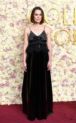 Keira Knightley attends the 82nd Annual Golden Globe Awards at The Beverly Hilton on January 05, 2025 in Beverly Hills, California. Photo: Casey Flanigan imageSPACE MediaPunch Copyright: xCaseyxFlanigan imageSPACEx MediaPunchx