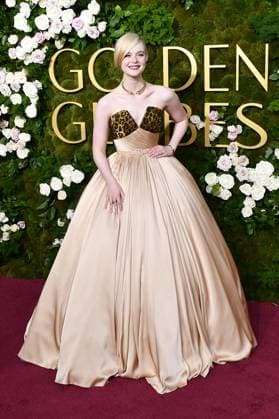 Elle Fanning attends the 82nd Annual Golden Globe Awards at The Beverly Hilton on January 05, 2025 in Beverly Hills, California. Photo: Casey Flanigan imageSPACE MediaPunch Copyright: xCaseyxFlanigan imageSPACEx MediaPunchx