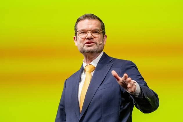 Stuttgart 126. Ordentlicher Landesparteitag, Dreikoenigskundgebung der Freien Demokraten. 6. Januar 2025 im Stuttgarter Opernhaus, Dreikoenigstreffen der Freien Demokraten 2025, GER Marco Buschmann (Generalsekretaer der FDP), Dreikoenigskundgebung der Freien Demokraten. 6. Januar 2025 im Stuttgarter Opernhaus, Dreikoenigstreffen der Freien Demokraten 2025, GER *** Stuttgart 126 Ordinary State Party Conference, Triennial Rally of the Free Democrats January 6, 2025 at the Stuttgart Opera House, Triennial Meeting of the Free Democrats 2025, GER Marco Buschmann Secretary General of the FDP , Triennial Rally of the Free Democrats January 6, 2025 at the Stuttgart Opera House, Triennial Meeting of the Free Democrats 2025, GER Copyright: xSandyxDinkelackerx EP_SDR
