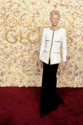 Tilda Swinton at the 82 Golden Globe Awards 2025 at the Beverly Hilton Hotel Beverly Hills, 05 01 2025 Foto:xJ.xBlocx xFuturexImagex globes_5280