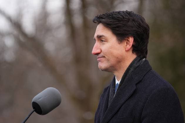 January 6, 2025, Ottawa, On, Canada: Prime Minister Justin Trudeau announces his resignation as Liberal leader and prime minister outside Rideau Cottage in Ottawa on Monday, Jan.6, 2025. Ottawa Canada  - ZUMAc35_ 20250106_zaf_c35_053 Copyright: xSeanxKilpatrickx