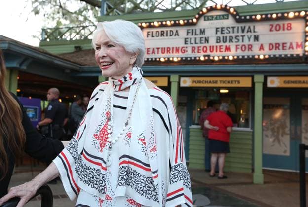 Ellen Burstyn at Enzian Theater Oscar winner Ellen Burstyn smiles during an appearance at the Florida Film Festival at the Enzian Theater in Maitland, Fla., on Friday, April 13, 2018. (Stephen M. Dowell Orlando Sentinel TNS) Maitland FL USA EDITORIAL USE ONLY Copyright: xx StephenxM.xDowellx krtphotoslive824816