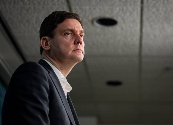 January 7, 2025, Vancouver, Bc, CANADA: B.C. Premier David Eby listens to questions from media during a news conference in Vancouver, on Tuesday, January 7, 2025. Vancouver CANADA  - ZUMAc35_ 20250107_zaf_c35_007 Copyright: xEthanxCairnsx