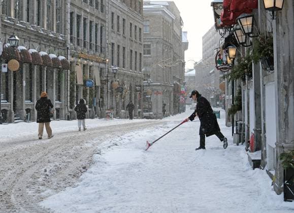 January 8, 2025, Montreal, Quebec, Canada: Views from the streets in Montreal in winter time Montreal Canada - ZUMAs278 20250108_zip_s278_012 Copyright: xSerkanxSenturkx