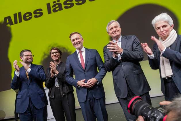 Christian Lindner MdB, Bundesvorsitzender der FDP. Dreikönigstreffen 2025 der FDP in Stuttgart. 06.01.2024: Stuttgart, Baden-Württemberg, Deutschland. *** Christian Lindner MdB, Federal Chairman of the FDP Dreikönigstreffen 2025 der FDP in Stuttgart 06 01 2024 Stuttgart, Baden Württemberg, Germany