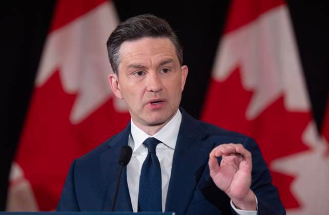 January 9, 2025, Ottawa, On, Canada: Conservative leader Pierre Poilievre speaks with reporters during a news conference, Thursday, Jan. 9, 2025 in Ottawa. Ottawa Canada  - ZUMAc35_ 20250109_zaf_c35_025 Copyright: xAdrianxWyldx