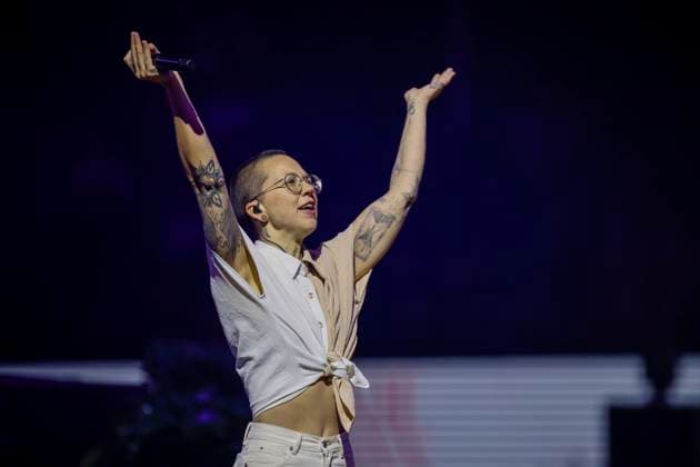 Entertainment Themen der Woche KW02 Entertainment Bilder des Tages Stefanie Heinzmann, 10.01.2025, St. Jakobshalle, Basel, Schweiz Basel St. Jakobshalle Kanton Basel Stadt Schweiz *** Stefanie Heinzmann, 10 01 2025, St Jakobshalle, Basel, Switzerland Basel St Jakobshalle Canton Basel City Switzerland Copyright: xGrantxHubbsx
