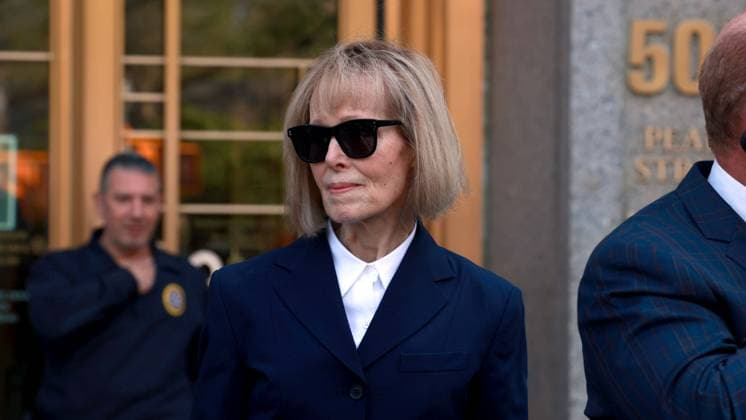 US-NEWS-TRUMP-ACCUSER-NY E. Jean Carroll leaves the Southern District of New York Court in Manhattan on April 26, 2023. (Luiz C. Ribeiro New York Daily News TNS) EDITORIAL USE ONLY Copyright: xNewxYorkxDailyxNewsx 84427194W LuizxC.xRibeirox krtphotoslive931214