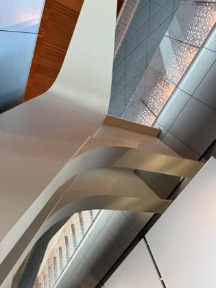 Creative Highlights World Doha International Airport Katar,20250107, Doha International Airport, Hamad, Details der Konstruktion *** Doha International Airport Qatar,20250107, Doha International Airport, Hamad, construction details