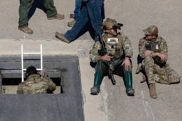 January 10, 2025, Juarez, Chihuahua, Mexico: Authorities uncover a secret tunnel between Ciudad Juarez and El Paso, used for human trafficking and illicit activities. JuoÂ¡Rez Mexico - ZUMAp241 20250110_zip_p241_005 Copyright: xDavidxPeinadox