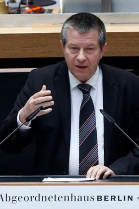 Christian Goiny, CDU, Rede in der 21. Plenarsitzung Berliner Abgeordnetenhaus, Landesparlament, Berlin, Berlin Deutschland, Germany *** Christian Goiny, CDU, Speech in the 21 Plenary session Berlin House of Representatives, State parliament, Berlin, Berlin Germany, Germany