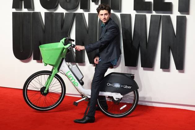 Bilder des Jahres 2025, Entertainment 01 Januar Entertainment Themen der Woche KW03 Entertainment Bilder des Tages . 14 01 2025. London, United Kingdom. Timothee Chalamet arriving at the A Complete Unknown premiere in London.  xStephenxLockx xi-Imagesx IIM-25659-0015