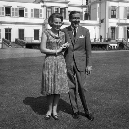 Engagement of Princess Beatrix and Claus Von Amsberg 28 06 1965 -ANNONCE DES FIANCAILLES DE LA PRINCESSE BEATRIX DE HOLLANDE ET CLAUS VON AMSBERG Verloving van Prinses Beatrix en Claus von Amsberg Netherlands  Copyright: xx