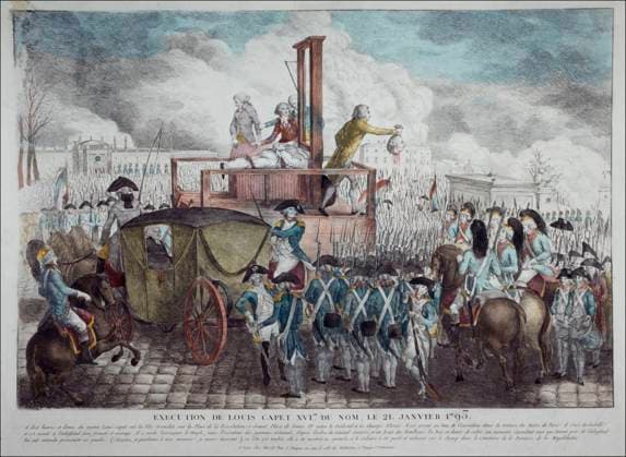 Anonymous. Execution of the King Anonymous. Execution of the King Louis XVI of France (1754-1793). Paris, on January 21, 1793. Engraving. Paris, musée Carnavalet. !!! SPECIAL PRICE!!! !!! SPECIALE PRIJS !!! !!! PRIX SPECIAL !!! IMAGES USERS WITH CONTRACT PAY FOR THIS IMAGE 75 EURO. USERS WITHOUT CONTRACT PAY THE USUAL SABAM PRICE ACCORDING TO THEIR CATEGORY !! BEELDGEBRUIKERS MET KONTRAKT BETALEN VOOR DIT BEELD 75 EURO. BEELDGEBRUIKERS ZONDER KONTRAKT BETALEN HET GEBRUIKELIJKE SABAM-TARIEF VAN HUN CATEGORIE !! LES UTILISATEURS D IMAGES AVEC CONTRAT PAIENT POUR CETTE IMAGE 75 EURO. LES UTILISATEURS D IMAGES SANS CONTRAT PAIENT LE TARIF SABAM USUEL DE LEUR CATEGORIE !! PARIS PARIS ILE-DE-FRANCE FRANCE  Copyright: xPhilippexLadetx