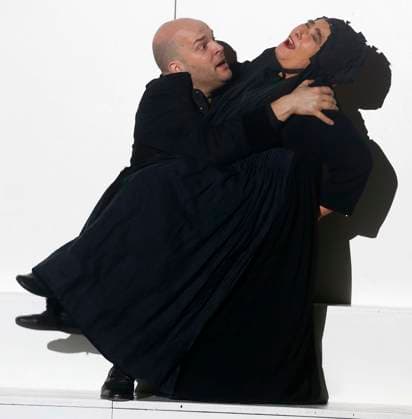 Gespenster, Fotoprobe, im Deutsches Theater Berlin in Berlin, Premiere am 24. Februar 2017, mit Edgar Eckert, Felix Goeser, Gabriele Heinz, Markwart Mueller-Elmau, Linda Poeppel, Katrin Wichmann, Almut Zilcher, Berlin Deutschland, Germany *** Ghosts, Photo sample, at German Theatre Berlin in Berlin, Premiere on 24 February 2017, with Edgar Eckert, Felix Goeser, Gabriele Heinz, Markwart Mueller Elmau, Linda Poeppel, Katrin Wichmann, Almut Zilcher, Berlin Germany, Germany