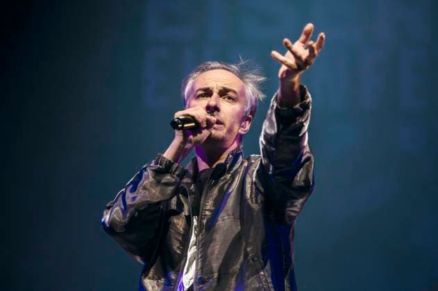 Jan Böhmermann and the Rundfunk Tanzorchester Ehrenfeld live at a concert of the Eisern Ehrenfeld Tour in the Messehalle Erfurt, 15 01 2025 Foto:xM.xKremerx xFuturexImagex boehmermann_5132