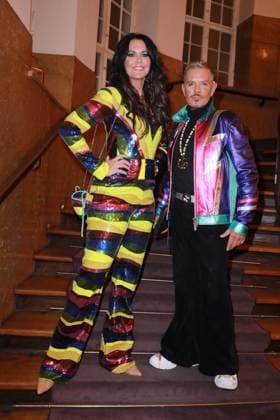 Martina Reuter und Dirk Heidemann zur Jubilaeumshow von Gabriele Iazzetta zur neuen Schmuckkollektion, Meistersaal am Potsdamer Platz, Berlin Deutschland, Germany *** Martina Reuter and Dirk Heidemann to Anniversary show from Gabriele Iazzetta to New Jewelry collection, Master Hall on Potsdam Place, Berlin Germany, Germany