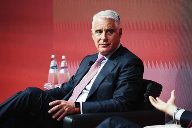 Milan, Unicredit press conference as new premium partner of Scuderia Ferrari HP. In the photo: Andrea Orcel CEO of UniCredit  Copyright: xAlessandroxBremecx xipa-agency.netx xx IPA_Agency_IPA53046920