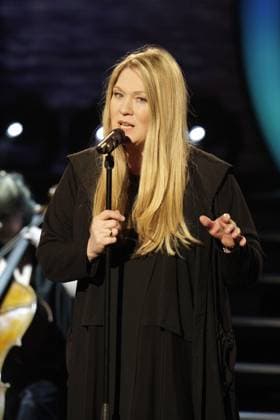 Saengerin Juliane Werding am 28.03.2008 bei der Probe zur MDR Fernsehshow MUSIK FUER SIE in der Werner Assmann Halle von Eisenach Photos: Scherf Thueringen Deutschland *** Singer Juliane Werding on 28 03 2008 at the Sample to MDR TV show Music for you in the Werner Assmann Hall from Eisenach Photos Scherf Thueringen Germany