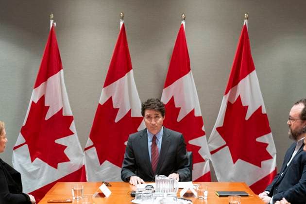 January 17, 2025, Toronto, On, Canada: Prime Minister Justin Trudeau delivers remarks before chairing the meeting of the Council on Canada-U.S. Relations, in Toronto, on Friday, January 17 2025. Toronto Canada  - ZUMAc35_ 20250117_zaf_c35_002 Copyright: xArlynxMcadoreyx