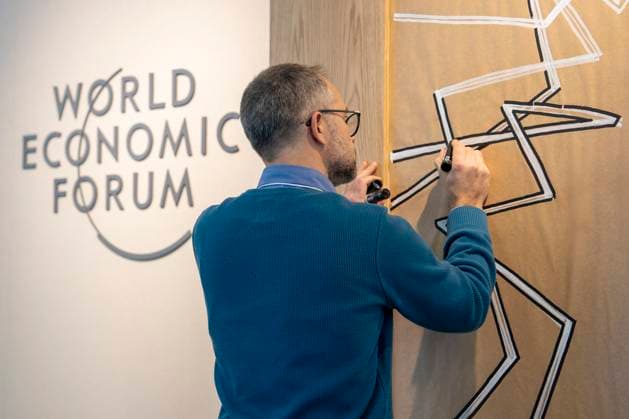 News Themen der Woche KW03 News Bilder des Tages World Economic Forum Annual Meeting 2025 in Davos-Klosters Impressions from the World Economic Forum Annual Meeting 2025 in Davos-Klosters, Switzerland 19 January 2025., Credit:World Economic Forum Annual Meet Avalon  Copyright: xWorldxEconomicxForumxAnnualxMeetx xAvalonx 0955372403