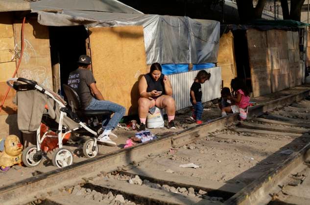 Migrants Stranded In Mexico, Worried And Afraid Of Mass Deportation Due To The Return Of Donald Trump To The Presidency Of The United States Migrants in a camp in Mexico City, Mexico, on January 19, 2025, are worried and afraid of mass deportation due to the return of Donald Trump to the presidency of the United States on January 20, 2025. Mexico City Mexico  Copyright: xGerardoxVieyrax originalFilename: vieyra-notitle250119_npmoa.jpg