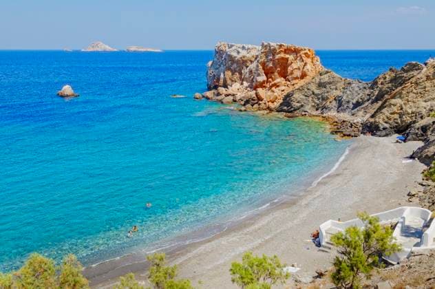 Vardia beach, Folegandros Island, Cyclades Islands, Greek Islands, Greece, Europe Copyright: MarcoxSimoni 718-3168