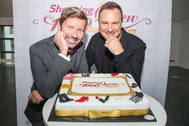 Thorsten Schorn, Guido Maria Kretschmer bei Shopping Queen - Geschickt eingefaedelt -Pressetermin und Premiere der 1000 Sendung in Berlin Berlin Deutschland, Germany *** Thorsten Schorn, Guido Maria Kretschmer at Shopping Queen sent threaded Press event and Premiere the 1000 Broadcast in Berlin Berlin Germany, Germany