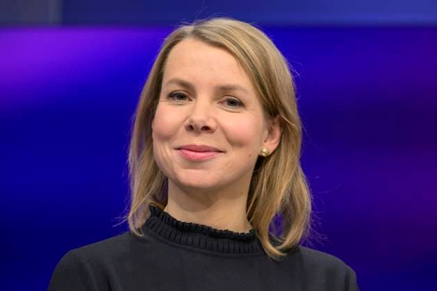 GER, Berlin, Studio, zu Gast bei - maischberger, Polittalk, TV, Format, mit Moderatorin - Sandra Maischberger, Das Erste, aus Adlershof - am Studio 20, im Bild v.l.: Helene Bubrowski (Table Media), 21.01.2025, *** GER, Berlin, Studio, zu Gast bei maischberger, Polittalk, TV, Format, mit Moderator Sandra Maischberger, Das Erste, aus Adlershof am Studio 20, im Bild v l Helene Bubrowski Table Media , 21 01 2025, Copyright: HMBxMedia UwexKoch